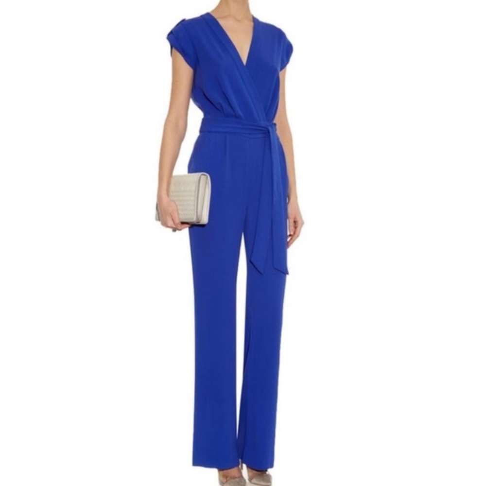 DVF Purdy Crepe Jumpsuit
